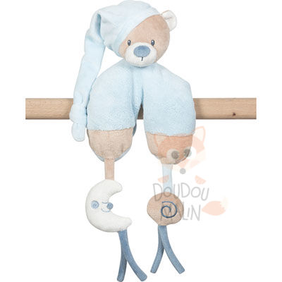  milo et lena jouet lit ours bleu lune 